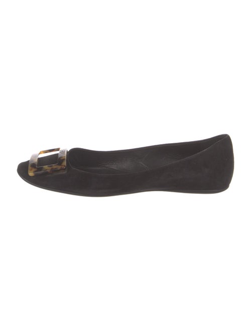 Roger Vivier Suede Flats