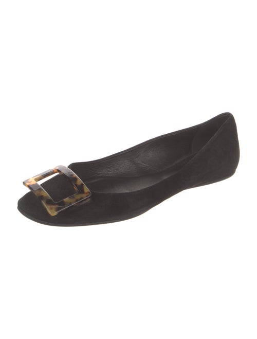 Roger Vivier Suede Flats