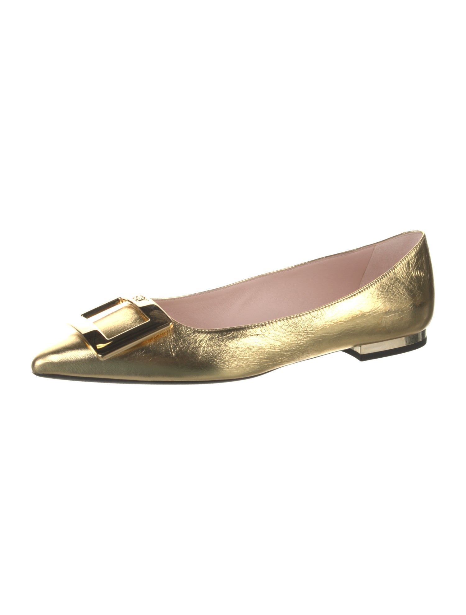 Roger Vivier Leather Flats