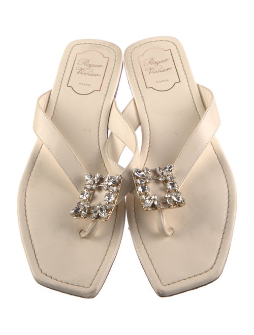 Roger Vivier Leather Slides