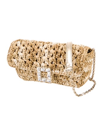 Roger Vivier Raffia Jeux De Fille