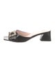 Roger Vivier Patent Leather Slides