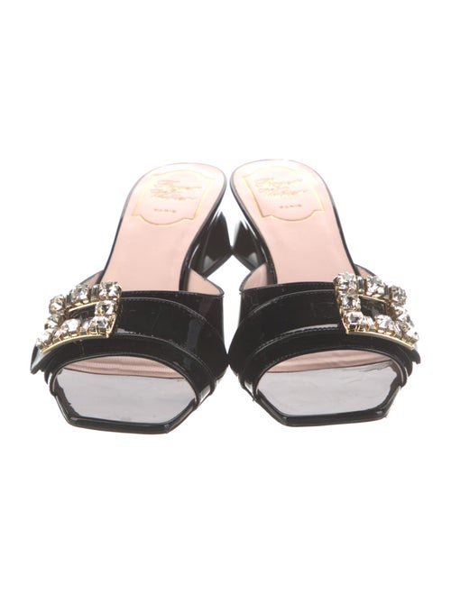 Roger Vivier Patent Leather Slides