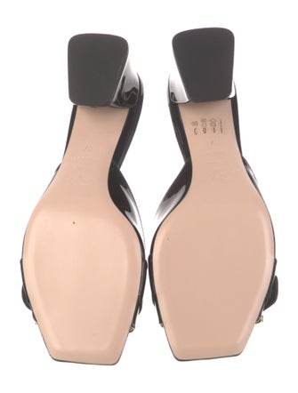 Roger Vivier Patent Leather Slides