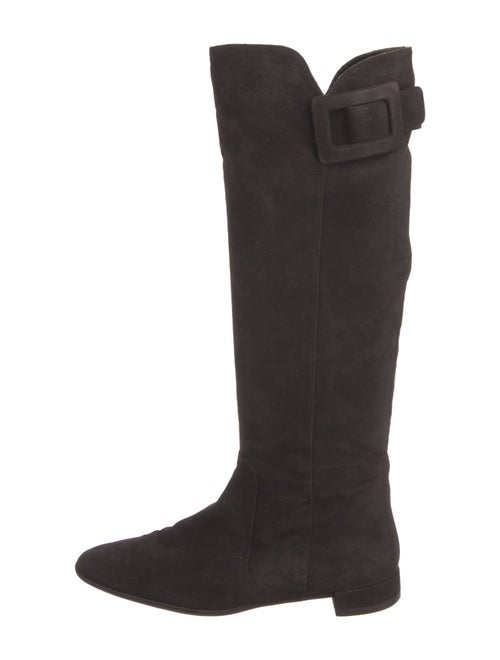Roger Vivier Suede Riding Boots