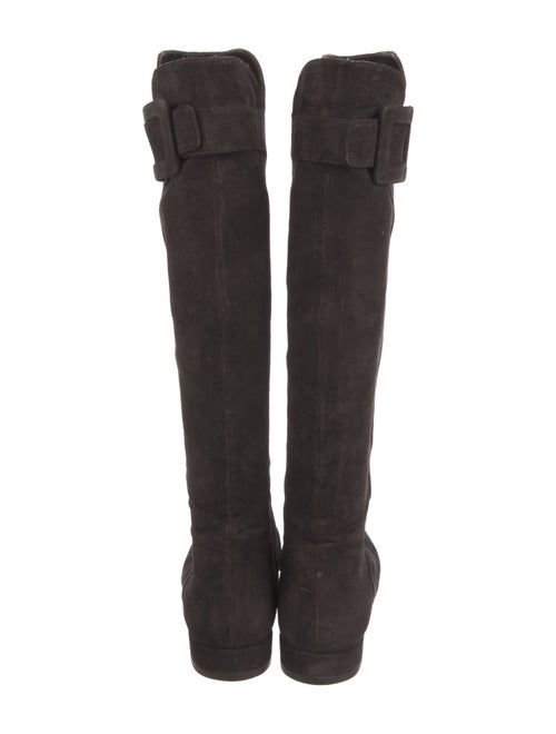 Roger Vivier Suede Riding Boots