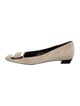 Roger Vivier Suede Flats