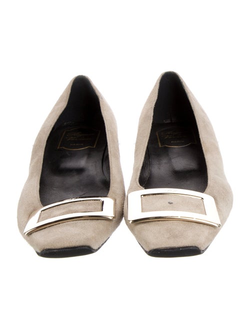 Roger Vivier Suede Flats