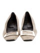 Roger Vivier Suede Flats