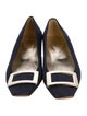 Roger Vivier Denim Ballet Flats