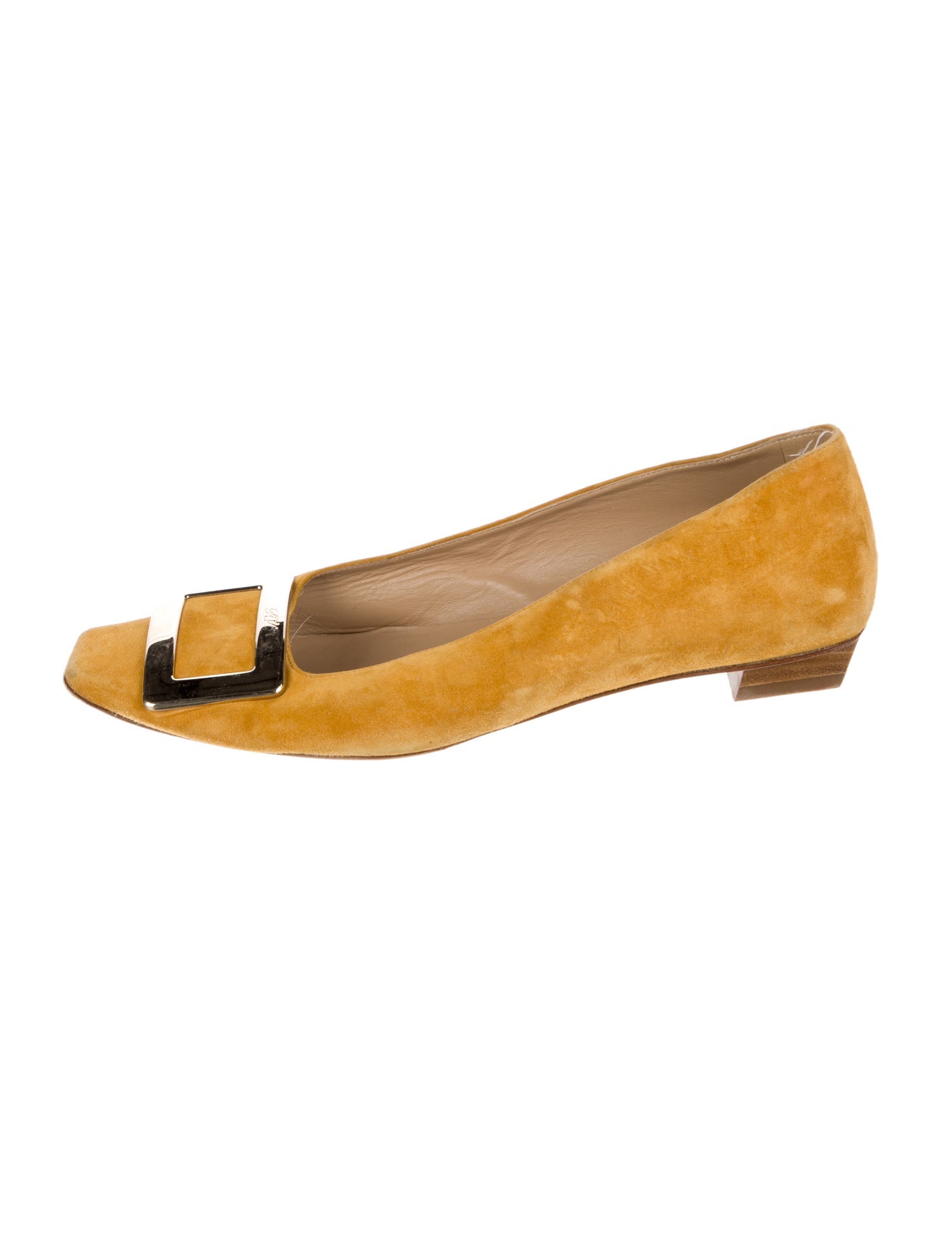 Roger Vivier Suede Flats