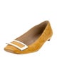 Roger Vivier Suede Flats