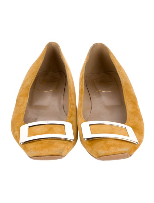 Roger Vivier Suede Flats