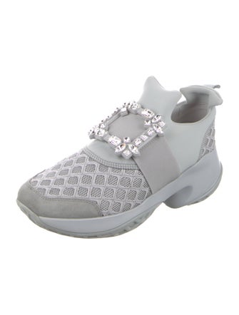 Roger Vivier Crystal Embellishments Sneakers