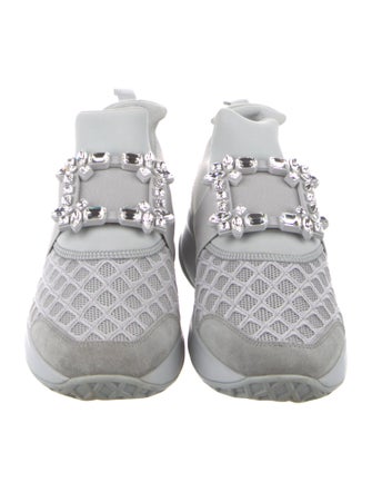 Roger Vivier Crystal Embellishments Sneakers