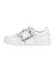 Roger Vivier Leather Glitter Accents Sneakers