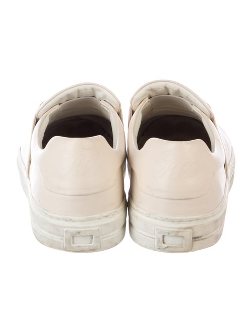 Roger Vivier Leather Crystal Embellishments Sneakers