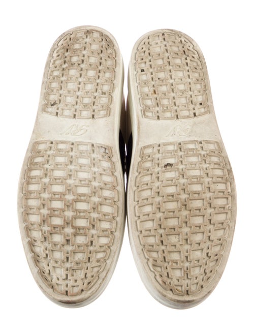 Roger Vivier Leather Crystal Embellishments Sneakers