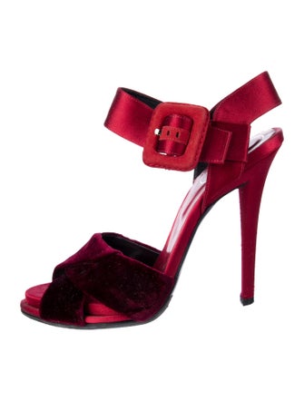Roger Vivier Satin Sandals