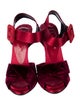 Roger Vivier Satin Sandals