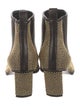 Roger Vivier Leather Studded Accents Chelsea Boots