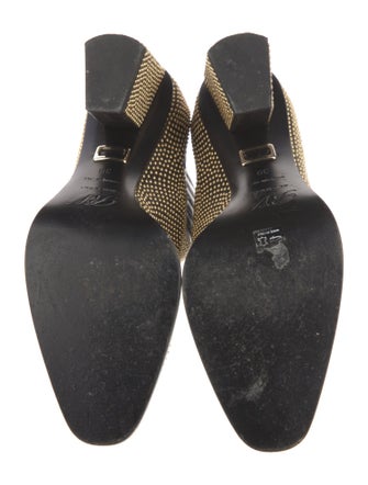 Roger Vivier Leather Studded Accents Chelsea Boots