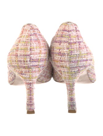 Roger Vivier Tweed Tweed Pattern Pumps