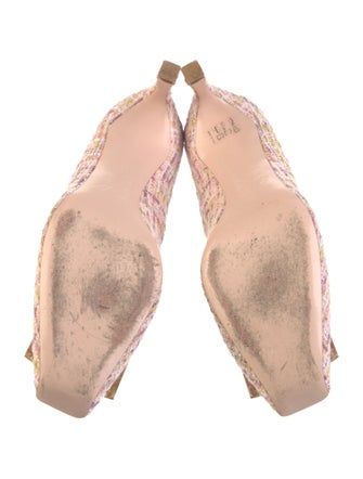 Roger Vivier Tweed Tweed Pattern Pumps
