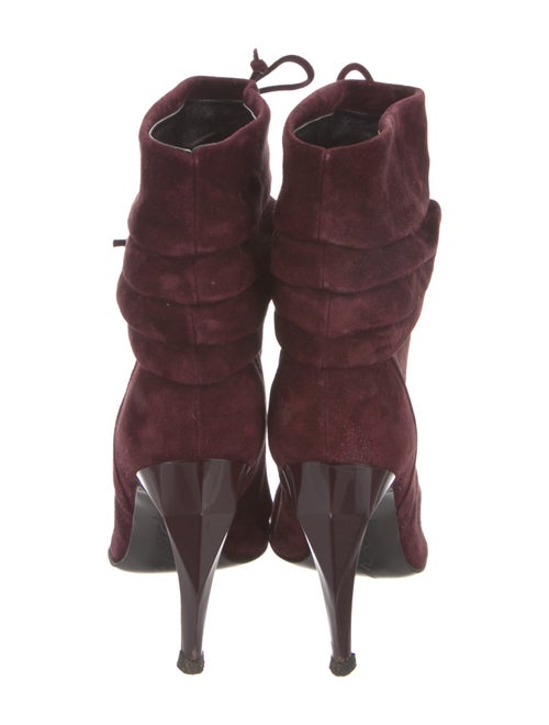 Roger Vivier Suede Lace-Up Boots
