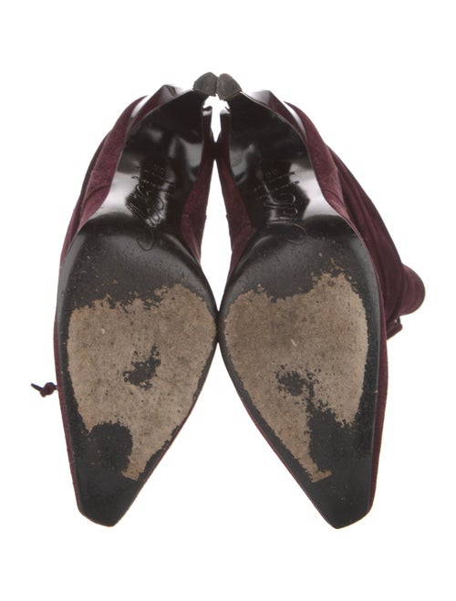 Roger Vivier Suede Lace-Up Boots