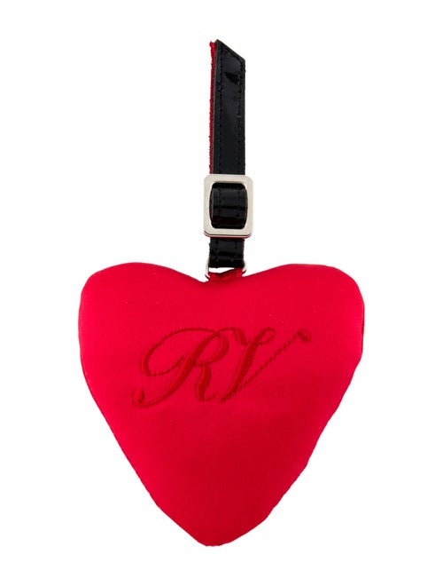 Roger Vivier Embroidered Silk Keychain