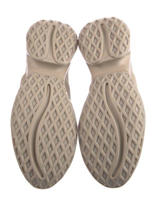 Roger Vivier Neoprene Crystal Embellishments Wedge Sneakers