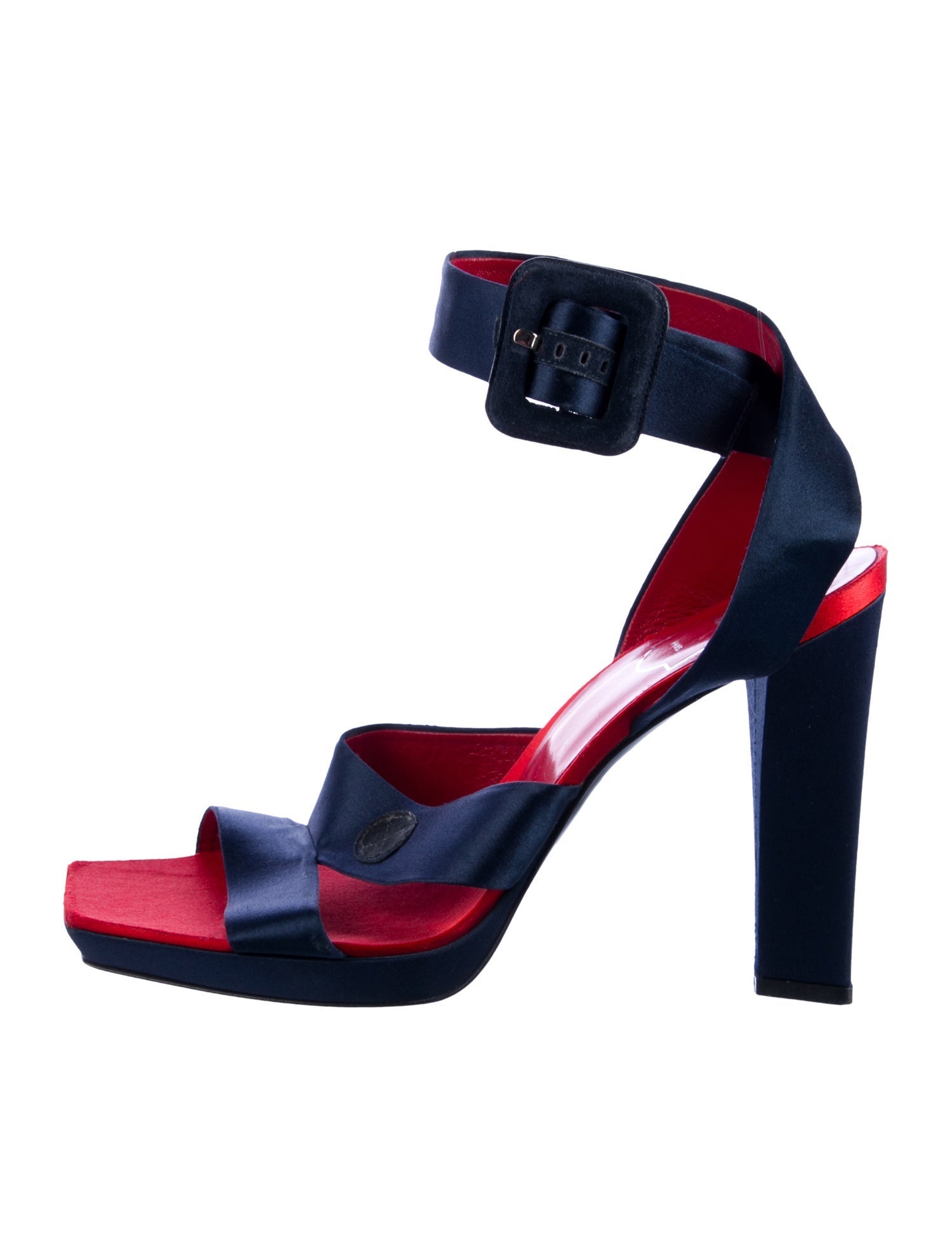 Roger Vivier Satin D'Orsay Pumps