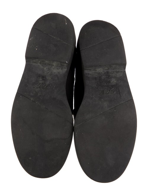 Roger Vivier Patent Leather Crystal Embellishments Combat Boots