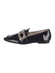 Roger Vivier Patent Leather Crystal Embellishments Loafers