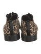 Roger Vivier Suede Animal Print Oxfords
