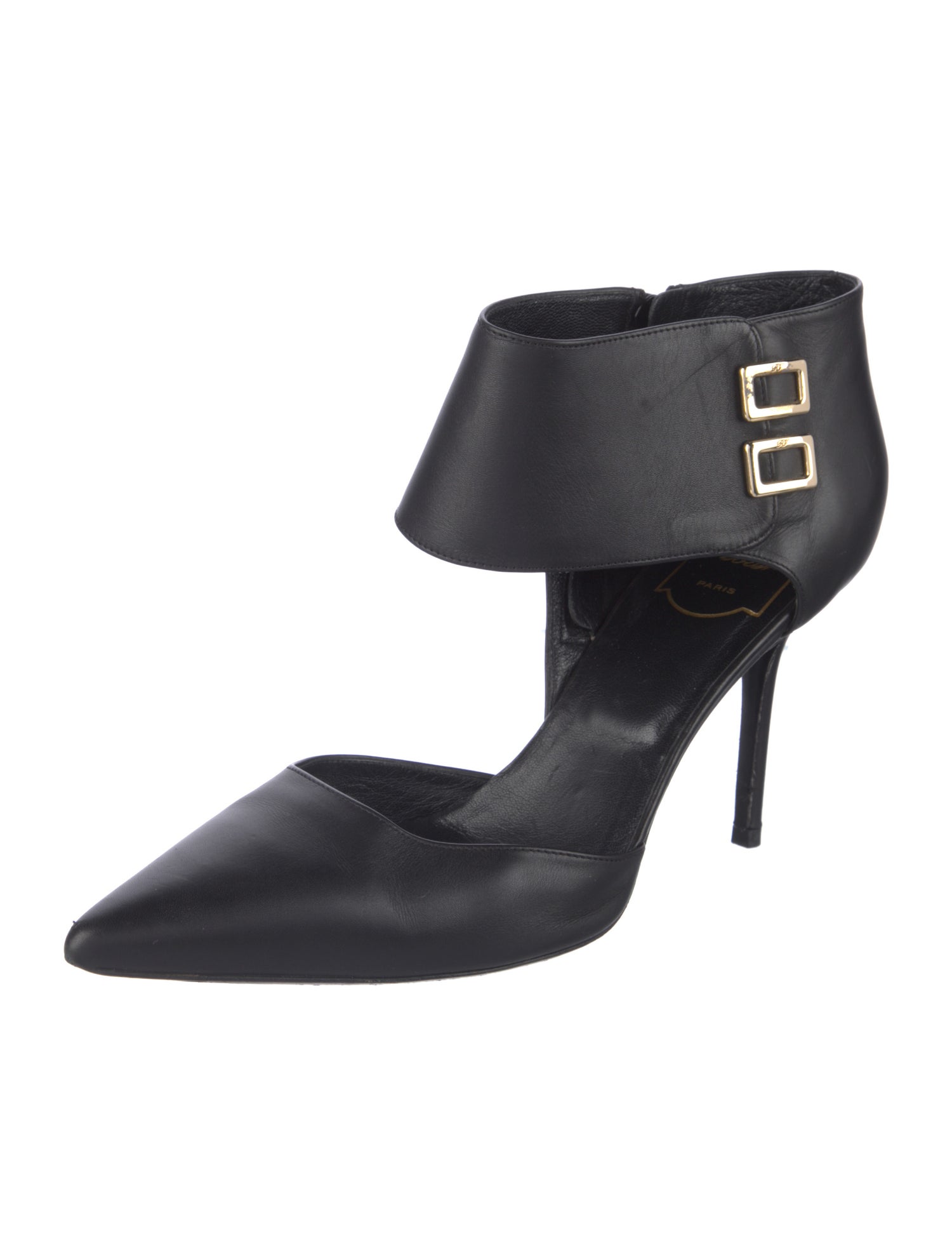 Roger Vivier Leather D'Orsay Pumps