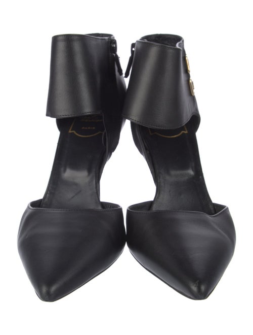 Roger Vivier Leather D'Orsay Pumps