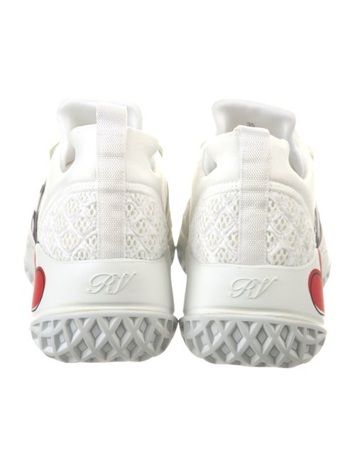 Roger Vivier Mesh Graphic Print Athletic Sneakers