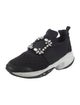 Roger Vivier Colorblock Pattern Crystal Embellishments Athletic Sneakers