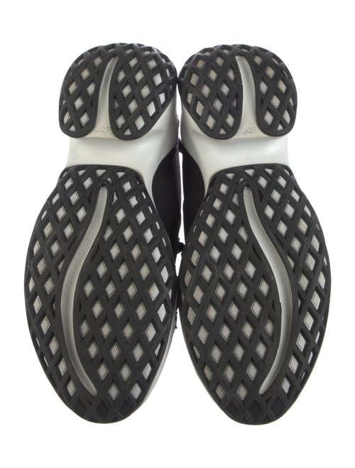 Roger Vivier Colorblock Pattern Crystal Embellishments Athletic Sneakers