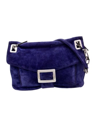 Roger Vivier Suede Shoulder Bag