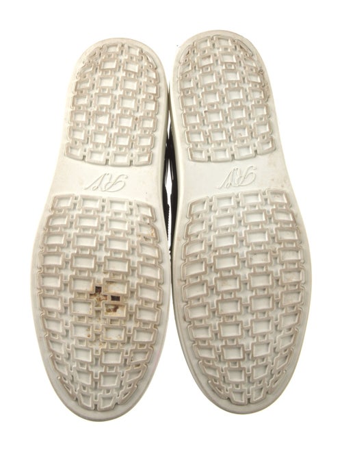 Roger Vivier Patent Leather Crystal Embellishments Sneakers