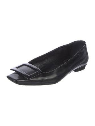 Roger Vivier Leather Flats