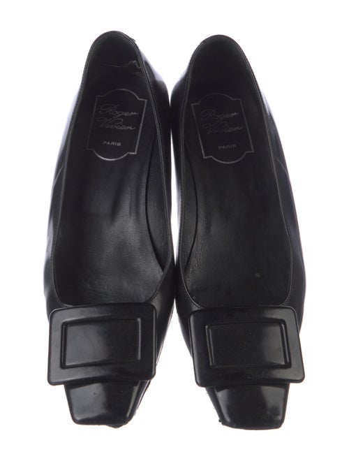 Roger Vivier Leather Flats
