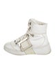 Roger Vivier Leather Wedge Sneakers