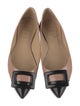 Roger Vivier Patent Leather Ballet Flats