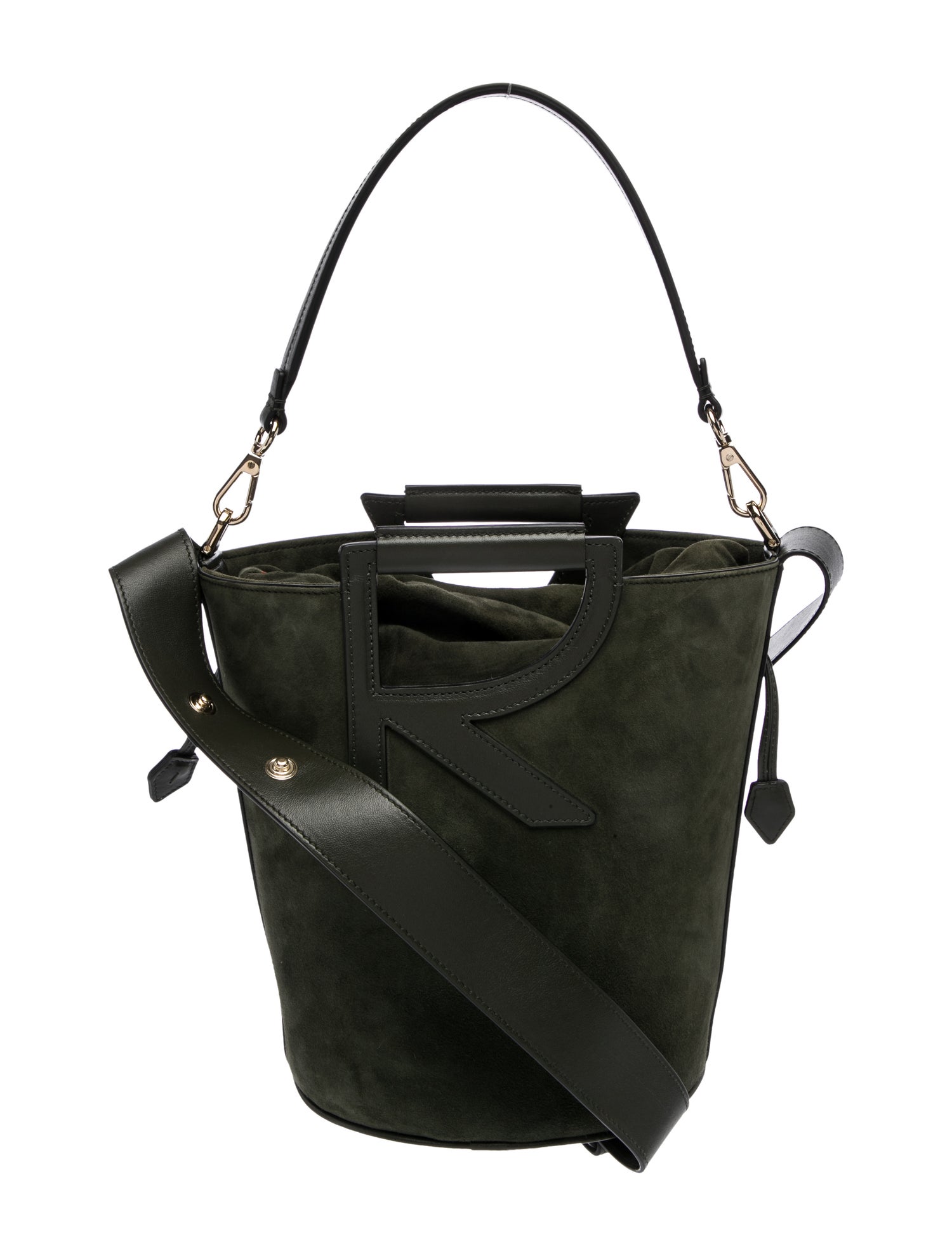 Roger Vivier Suede Top Handle Bag