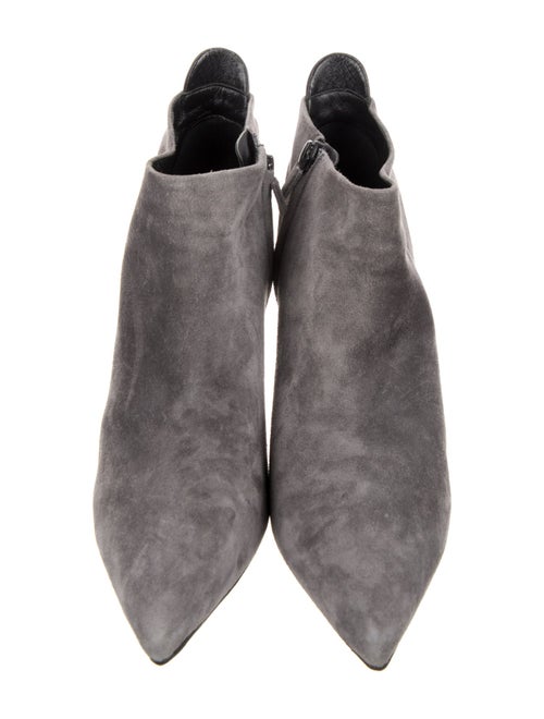 Roger Vivier Suede Colorblock Pattern Boots