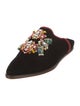 Roger Vivier Velvet Mules